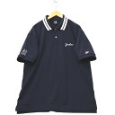 【中古】ニューエラ NEW ERA MLB Apparel ニューヨーク ヤンキース 半袖 ポロシャツ L NAVY ネイビー 1412184213 メンズ 【ベクトル 古着】 250417(4)