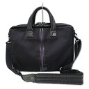 【中古】ポールスミス PAUL SMITH ナイロン ブリーフケース ブラック メンズ 【ベクトル 古着】 250424