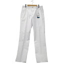 【中古】未使用品 マンシングウェア MUNSINGWEAR ストレッチ UVCUT UPF15 遮熱 サンスクリーン ゴルフパンツ ゴルフウェア 82 WHITE ホワイト MGMVJD03 メンズ 【ベクトル 古着】 250425