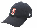 【中古】ニューエラ NEW ERA MLB アジャスタブル キャップ 9FORTY ボストン レッドソックス キャップ 帽子 F NAVY ネイビー メンズ 【...