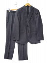 【中古】タカQ タカキュー TAKA-Q シングル テーラードジャケット テーパードパンツ スーツ 上下 セットアップ Y4 GRAY(グレー) メンズ 【ベクトル 古着】 250529