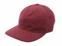 【中古】COOPERSTOWN BALLCAP クーパーズタウン ボールキャップ ロゴ刺繍 コットン キャップ 帽子 F WINE RED ワインレッド メンズ...