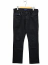 【中古】ディセンダント DESCENDANT ストレッチ スキニー デニムパンツ 2(M) BLACK(ブラック) メンズ 【ベクトル 古着】 250615