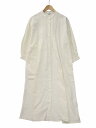 【中古】HEAVENLY ヘブンリー Cotton Linen Pintuck Open Onepiece コットン リネン ピンタック オープン ワンピース F IVORY(アイボリー) 春秋 レディース 【ベクトル 古着】 250621