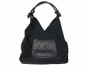 【中古】AUREOLE オレオール フェイクレザー ハンドバッグ BLACK ブラック レディース 【ベクトル 古着】 250701