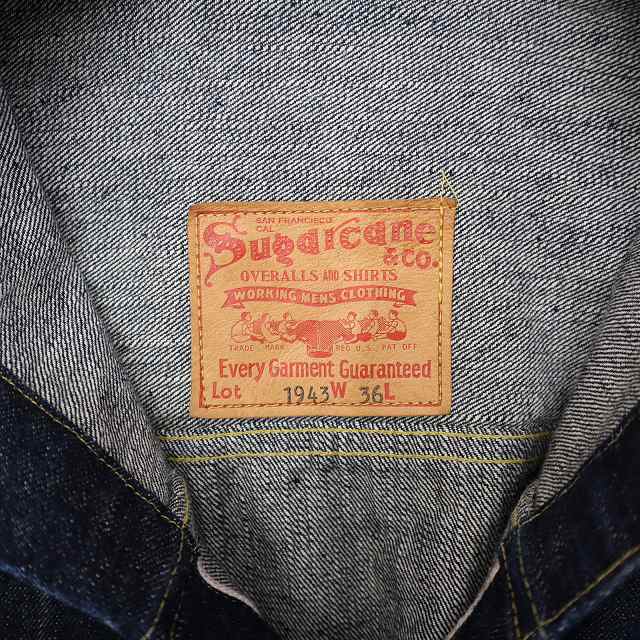 【中古】シュガーケーン SUGAR CANE SC19008 Super "Denim" Collectibles #08 13.5oz. BLUE DENIM BLOUSE "S1943" MODEL デニムジャケット 36 INDIGO(インディゴ) メンズ 【ベクトル 古着】 250816