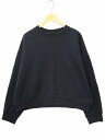 【中古】Rosy Monster ロージーモンスター バックロゴ ベーシック スウェット トレーナー F BLACK(ブラック) 春秋 レディース 【ベクトル 古着】 250904