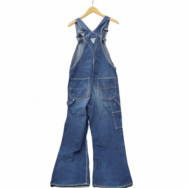 【中古】ワールドワーカーズ WORLD WORKERS ストレート デニム オーバーオール サロペット INDIGO インディゴ C-OY-3513 メンズ 【ベクトル 古着】 251030