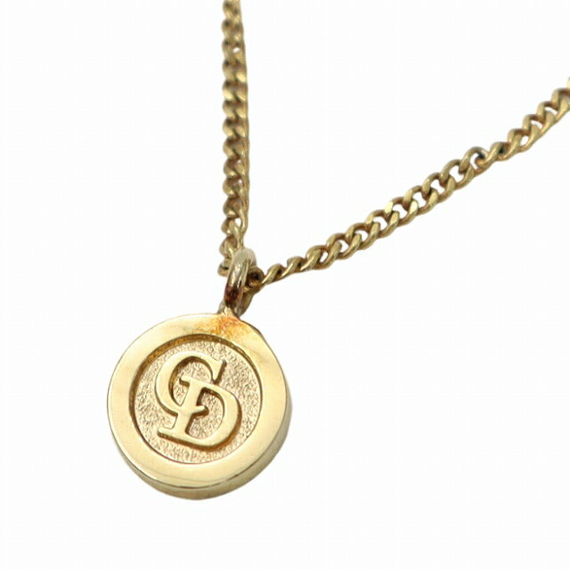 【中古】クリスチャンディオール Christian Dior ヴィンテージ CDシグネチャー ネックレス GOLD(ゴールド) レディース 【ベクトル 古着】 260310
