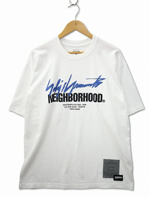 Rakuten - 【中古】未使用品 NEIGHBORHOOD×Yohji Yamamoto ネイバーフッド×ヨウジヤマモト 2026SS TEE SS クルーネック ロゴ プリント 半袖 Tシャツ XL WHITE(ホワイト) メンズ 【ベクトル 古着】 260421