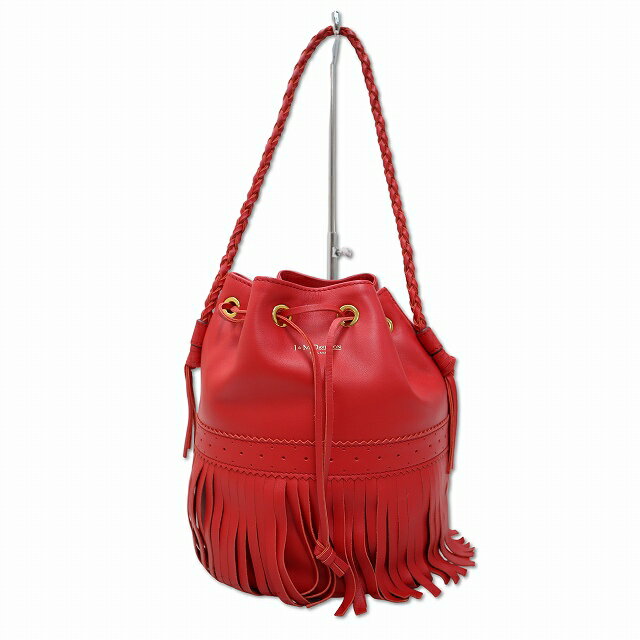 Rakuten - 【中古】ジェイ&エムデヴィッドソン J&M Davidson レザー カーニバル 2way ショルダー バケットバッグ 巾着 RED(レッド) レディース 【ベクトル 古着】 260430