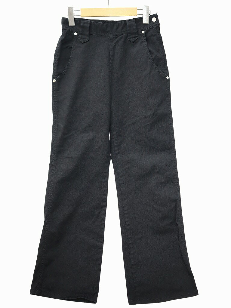 Rakuten - 【中古】スピック&スパン Spick&Span コットン スリム ストレートパンツ 38(M) BLACK(ブラック) レディース 【ベクトル 古着】 260510