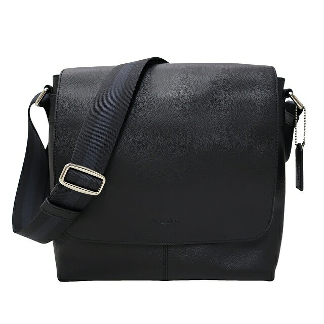 【中古】コーチ COACH F28576 チャールズ スモール メッセンジャーバッグ BLACK(ブラック) 【ベクトル 古着】 260908