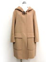 【中古】ジルサンダー JIL SANDER ウール ダブルフェイス フーデットコート 38 ダッフルコート レディース 【ベクトル 古着】 231202