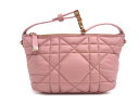 【中古】クリスチャンディオール Christian Dior S5553OMIG ノマドポーチ オールドローズ カナージュ ハンドバッグ レディース 【ベクトル 古着】 250802