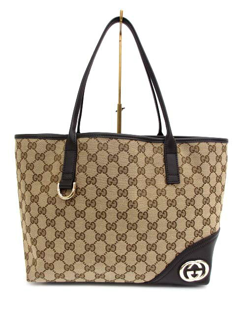 gucci///////////////\\\\\\\\\\\\\\\\\\\\\\\\\\\\\\\' - 【中古】グッチ GUCCI 169946 ニューブリッド GGキャンバス トートバッグ レディース 【ベクトル 古着】 260430