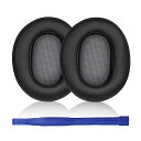 MDR-1A イヤーパッド Sony ソニー MDR-1A 、1A-DAC 等 ヘッドセット に対応 交換 用 ヘッドホンパッド イヤークッション (ブラック)(2)