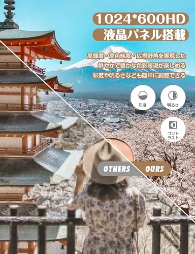 コンパクトDVDプレーヤー 山善 KDVP-MN151HD(B)