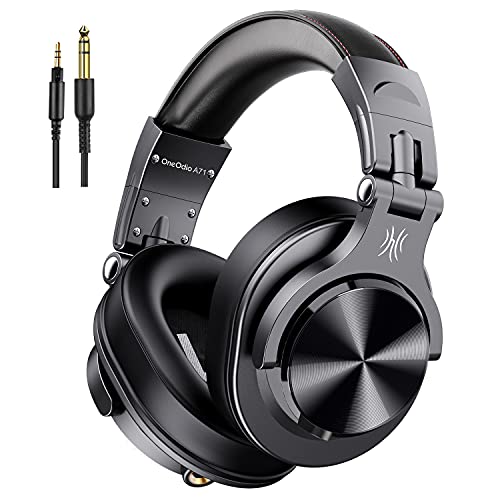 OneOdio A71 ヘッドホン 有線 40mmドライバー モニターヘッドフォン オーバーイヤー 6.35 & 3.5mm ジャック 密閉型 楽器練習 ミキシング 音楽 映画鑑賞 携帯電話 PC MP3/4用 OneOdio A71 ヘッドホン 有線 40mmドライバー モニターヘッドフォン オーバーイヤー 6.35 & 3.5mm ジャック 密閉型 楽器練習 ミキシング 音楽 映画鑑賞 携帯電話 PC MP3/4用