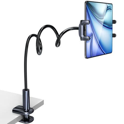 Uneawit タブレットスタンド 寝ながら スマホ アーム スタンド 4.7-12.9インチ対応 ベッド 寝ながらス..