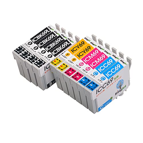 KingJet IC4CL69 エプソン(EPSON) IC69 10本セット 増量 ICチップ搭載 互換インクカートリッジ対応機種 PX-405A PX-105 KingJet IC4CL69 エプソン(EPSON) IC69 10本セット 増量 ICチップ搭載 互換インクカートリッジ対応機種 PX-405A PX-105