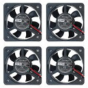 PENGLIN 4PCS 冷却ファン 5010 12V スリーブベアリング ファン 3Dプリンタファン 50mm X 50mm X 10mm DCファン 静音 小型 PCファン 冷却クーラー CPUクーラー ファン