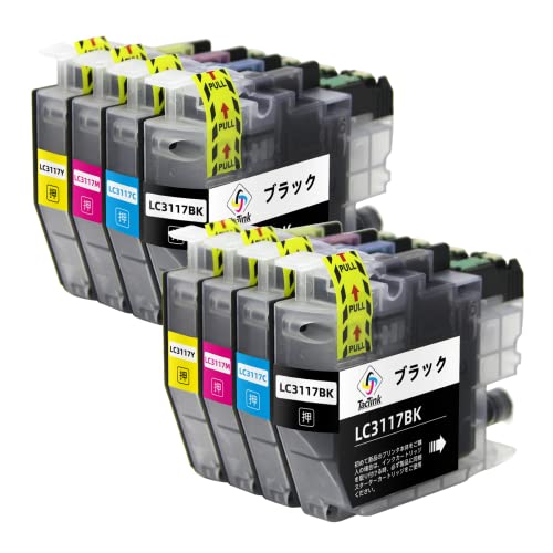 LC3117-4PK 互換インクカートリッジ LC3119 LC3117 4色セット大容量タイプ ブラザー(Brother)用 インクカートリッジ 8本 MFC-J6980CDW MFC-J6580CDW MFC-J6983CDW MFC-J6583CDW MFC-J5630CDW 対応の 3119 3117 互換インク 残量表示機能 LC3117-4PK 互換インクカートリッジ LC3119 LC3117 4色セット大容量タイプ ブラザー(Brother)用 インクカートリッジ 8本 MFC-J6980CDW MFC-J6580CDW MFC-J6983CDW MFC-J6583CDW MFC-J5630CDW 対応の 3119 3117 互換インク 残量表示機能