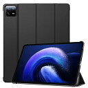 Xiaomi Pad 6 ケース MoKo Mi Pad 6/6 Pro用保護ケース 11インチ シャオミパッド6専用保護カバー スタンドケース オートスリープ対応 PC+PU製 手帳型 軽量 耐衝撃 Black(2)