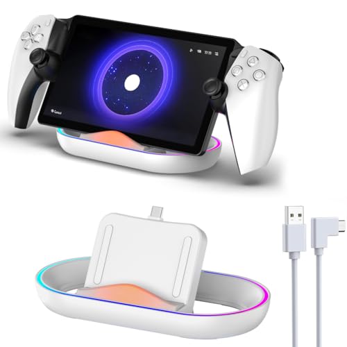 PS Portal 用充電スタンド PS5 Portal リモートプレーヤー 用 充電器 急速充電ドック PlayStation Portal用Type-C式 充電ステーション 収納便利 過充電保護 雰囲気灯付 取付簡単 省スペース 変換アダプタ PS Portal 用充電スタンド PS5 Portal リモートプレーヤー 用 充電器 急速充電ドック PlayStation Portal用Type-C式 充電ステーション 収納便利 過充電保護 雰囲気灯付 取付簡単 省スペース 変換アダプタ