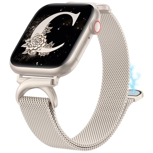 Girovo コンパチブル Apple Watchバンド/アップルウォッチバンド, Cバックル ステンレス磁石磁気マグネットあっぷるうぉっち交換ベルト おしゃれ 可愛い レデース女性男性メンズ網状メッシュメタル金属ストラップ for iWacth Series Girovo コンパチブル Apple Watchバンド/アップルウォッチバンド, Cバックル ステンレス磁石磁気マグネットあっぷるうぉっち交換ベルト おしゃれ 可愛い レデース女性男性メンズ網状メッシュメタル金属ストラップ for iWacth Series