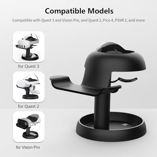 UNIRAKU充電ドックMETA充電ドックVRヘッドセットとTOUCHコントローラーを同時に充電できマグネット式充電スタンド先進の充電技術を採用置くだけで充電できます充電と収納用充電ステーショ…
