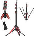 YAYOYA ライトスタンド 三脚 1本入り ストロボ スタンド 189cm アルミ製+ABS 軽量 ライトスタンド 撮影 コンパクト 照明 スタンド 逆向き折り畳み 1/4ネジ付き 照明 三脚 4段伸縮 持ち運び便利 リングライトスタンド 投光器 スタンド 収納長49CM(2)