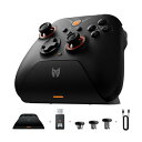 コントローラー、BIGBIG WON Gale Hall PCコントローラー、モーションコントロール、ホールジョイスティック&トリガー、3ペアのサムスティック、PCアプリゲームパッド、Switch/PC/iOS/Androidワイヤレスコントローラー用 (黒)