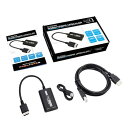 PS1/PS2 to HDMI コンバーター RGB-YPbPr スイッチ 1080P出力対応 アスペクト比16:9/4:3 プラグアンドプレイ HDMIケーブル付属