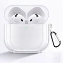 2024強化版ILYAML for AirPods 4 ケース TPU素材 AirPods 4 用 ケース ワイヤレス充電可能 軽量 キズ防止 スリム 耐衝撃 防水 防塵 紛失防止 柔らかい AirPods 4用 保護カーバ クリア