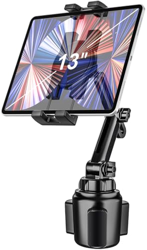 EXSHOW 車載 タブレットホルダー 車タブレットカップホルダー ネック調整可能 車ドリンクホルダー ドリンクホルダー カップスタンド 4.7-13インチ 取り付け簡単 360度 回転/伸縮アーム/自由調節/日本語説明書付き/プレゼント/全機種対応 iPad Pro EXSHOW 車載 タブレットホルダー 車タブレットカップホルダー ネック調整可能 車ドリンクホルダー ドリンクホルダー カップスタンド 4.7-13インチ 取り付け簡単 360度 回転/伸縮アーム/自由調節/日本語説明書付き/プレゼント/全機種対応 iPad Pro