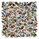 Generic ジュラシック恐竜ステッカー100枚、ウォーターボトル、荷物、教育インセンティブ、子供、ティーン、大人へのギフト用ビニール防水ステッカー(恐竜)(2)