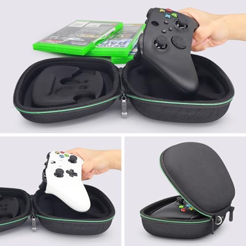 sisma コントローラー 収納ポーチ for Xbox Series X|S ワイヤレスコントローラー Xbox Coreコントローラー対応 保護 ケース 耐衝撃 ポーチ 『黒』