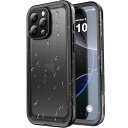 SPORTLINK iPhone 16 Pro 用 防水ケース - iPhone16 Pro 用 ケース 完全防水 - IP68規格防水等級 防雪 防塵 耐衝撃 360°全面保護 ワイヤレス充電 フェイスID 認証対応 カメラ調整ボタン 操作便利 超薄型 ストラップ付き 雨の日 アイホン 16