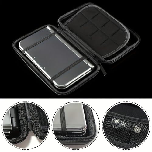 PGRTYOF 3DS 収納ケース、NEW3DS XL、NEW3DS LL、3DS XL、3DS LL対応収納ケース (赤)