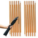 TRIWONDER テントポール アルミポール 2本セット 交換用テント ポール 収納袋付き (ゴールド( 333CM ))(4)