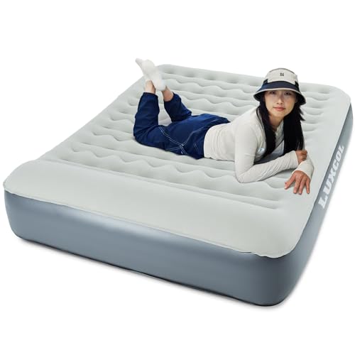 2024最新コードレス式電動エアーベッド LUXCOL ダブル 203×152×25cm 充電式電動ポンプ内蔵 枕付き キャンプ用エアーマット エアーマットレス 防災ベッド コンパクトに収納 来客用 キャンプ アウトドア 車中泊 引越し 2024最新コードレス式電動エアーベッド LUXCOL ダブル 203×152×25cm 充電式電動ポンプ内蔵 枕付き キャンプ用エアーマット エアーマットレス 防災ベッド コンパクトに収納 来客用 キャンプ アウトドア 車中泊 引越し