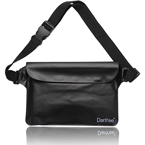 DanYee 防水ポーチ 完全防水 ケース 1個 IPX8取得済み 3重チャック PVC素材 海水浴 プール 釣り バイク..