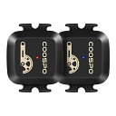 COOSPO ケイデンススピードセンサー ANT+ Bluetooth 4.0対応接続 自転車コンピュータ用 バイクアクセサリー IP67級防水 日本語説明書付...