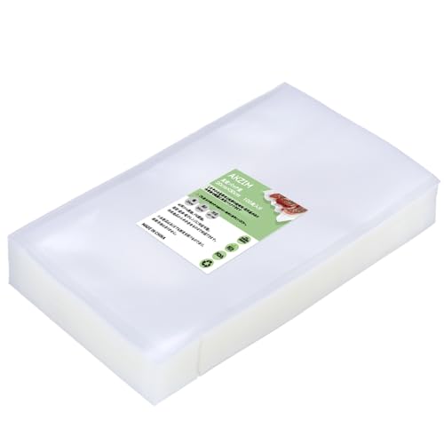 AKZIM 真空パック袋 バキュームシーラー 20×30cm×100枚入り 真空パック機専用袋 真空ビニール 真空包装袋 専用抗菌袋 脱気密封 鮮度長持ち 食品保存 低温調理PA+PE素材 家庭用 業務用