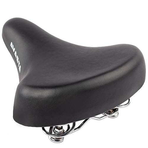 AVASTA子ども用自転車サドル交換用 女の子男の子人気可愛い花柄付き 防水肉厚柔らかいサドル スプリン..