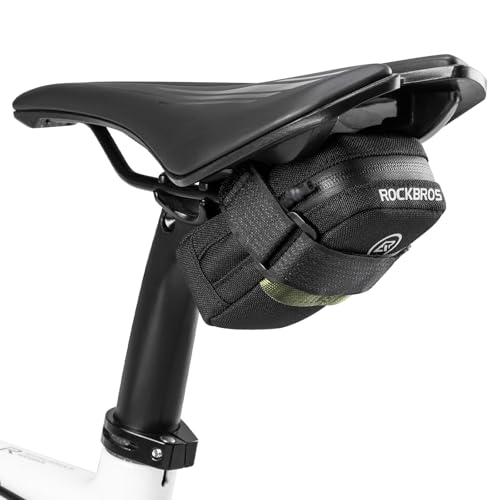 ROCKBROS 自転車 サドルバッグ ロードバイク バッグ ミニサイズ 自転車バッグ 小型 超軽量 コンパクト ..
