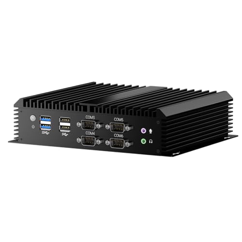 Mavsloly ミニ PC、Core i7-8550U 搭載ファンレス産業用コンピューター、8G RAM 256G SSD、デュアル NIC 2.5G LAN、6*COM RS232、サポート 4G モジュール/SIM、1*HDMI 1*VGA、Windows 11 Pro Mavsloly ミニ PC、Core i7-8550U 搭載ファンレス産業用コンピューター、8G RAM 256G SSD、デュアル NIC 2.5G LAN、6*COM RS232、サポート 4G モジュール/SIM、1*HDMI 1*VGA、Windows 11 Pro
