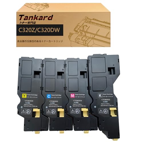 富士ゼロックス 用 CT203532 CT203533 CT203534 CT203535 大容量（4色セット ブラック シアン マゼンタ イエロー ）互換トナーカートリッジ 対応機種：Apeos C320 z ApeosPrint C320 dwTankard