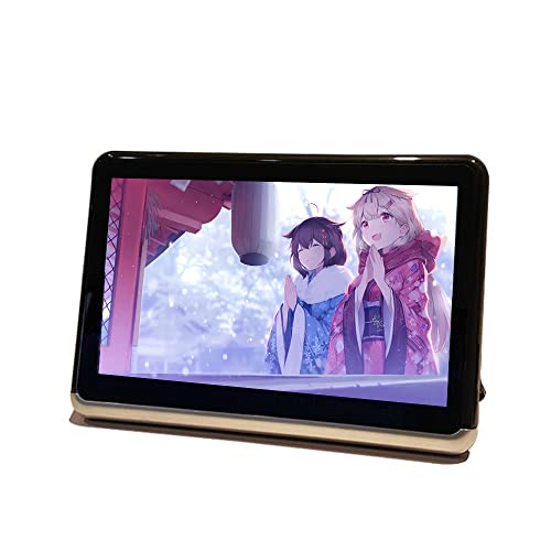 ULOPOP新型10.1インチタッチスクリーン 1080P 支持 全フォーマット支持ヘッドレストモニター HDMI機能..